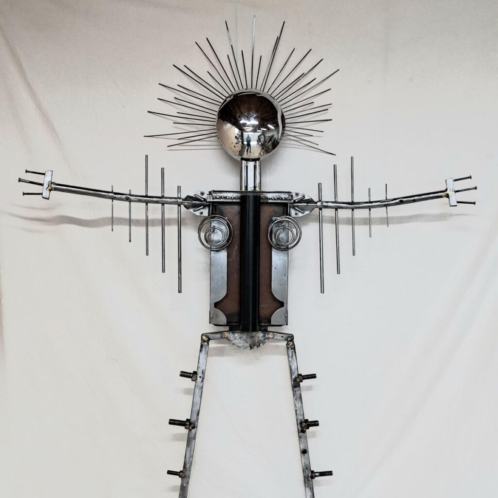 DR Fickas_metal sculpture_metal art_goddess